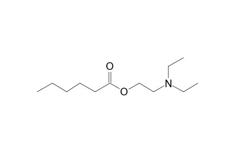 Hexanoic acid, 2-diethylaminoethyl ester