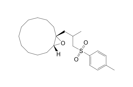 13-Oxabicyclo[10.1.0]tridecane, 1-[2-methyl-3-[(4-methylphenyl)sulfonyl]propyl]-, [1R-[1R*(S*),12R*]]-