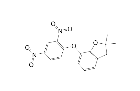 Benzofuran, 7-(2,4-dinitrophenoxy)-2,3-dihydro-2,2-dimethyl-