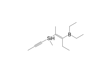 2-Pentene, 3-diethylboryl-2-(methyl-1-propynylsilyl)-