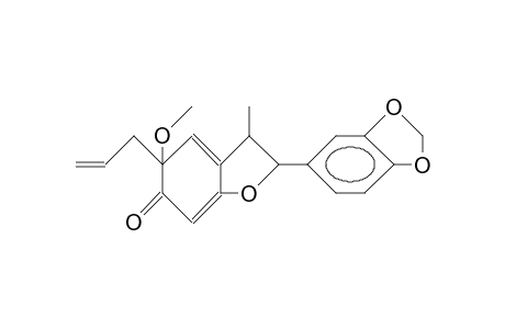 5-Allyl-2-(1,3-benzodioxol-5-yl)-5-methoxy-3-methyl-3,5-dihydro-1-benzofuran-6(2H)-one