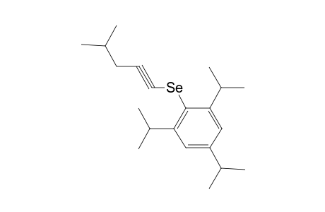 1,3,5-Triisopropyl-2-(4-methylpent-1-ynylselanyl)benzene