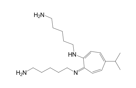 N-[2-[(5-Aminopentyl)amino]-5-isopropyl-2,4,6-cycloheptatrien-1-ylidene]-1,5-pentanediamine