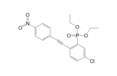[5-Chloro-2-(4-nitro-phenylethynyl)-phenyl]-phosphonic Acid Diethyl Ester
