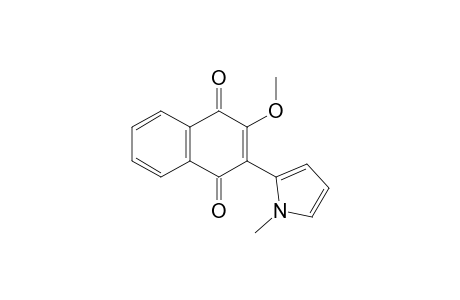 2-Methoxy-3-(1-methyl-2-pyrrolyl)naphthalene-1,4-dione