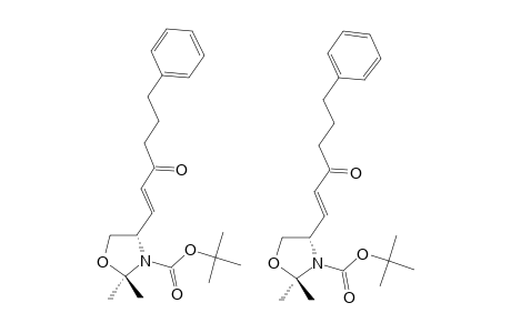 (4S)-(3'-Oxo-6'-phenylhex-1'(E)-enyl)-2,2-dimethyloxazolidine-3-carboxylic acid tert-butyl ester