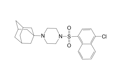 1-(1-Adamantyl)-4-[(4-chloro-1-naphthyl)sulfonyl]piperazine