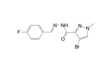 4-bromo-N'-[(E)-(4-fluorophenyl)methylidene]-1-methyl-1H-pyrazole-3-carbohydrazide