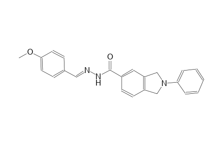 1H-isoindole-5-carboxylic acid, 2,3-dihydro-2-phenyl-, 2-[(E)-(4-methoxyphenyl)methylidene]hydrazide