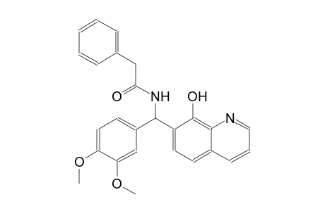 benzeneacetamide, N-[(3,4-dimethoxyphenyl)(8-hydroxy-7-quinolinyl)methyl]-