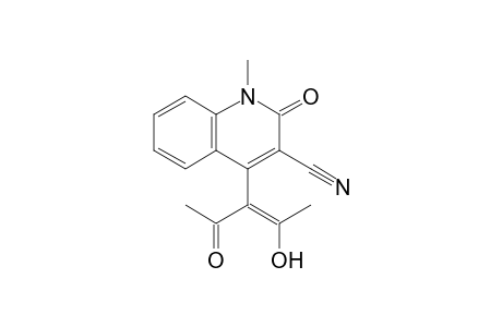 4-(2'-hydroxy-4'-oxopent-2-en-3'-yl)-1-methyl-2-oxo-1,2-dihydroquinolin-3-carbonitrile