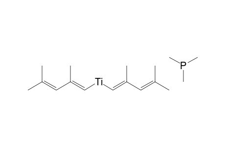 Titanium, bis[(1,2,3,4,5-.eta.)-2,4-dimethyl-2,4-pentadienyl](trimethylphosphine)-