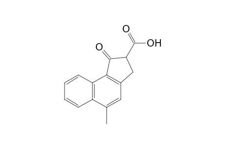 2,3-dihydro-5-methyl-1-oxo-1H-benz[e]indene-2-carboxylic acid