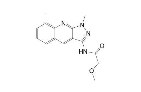 N-(1,8-dimethyl-1H-pyrazolo[3,4-b]quinolin-3-yl)-2-methoxyacetamide