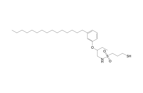 1-Propanesulfonamide, 3-mercapto-N-[2-(3-pentadecylphenoxy)butyl]-