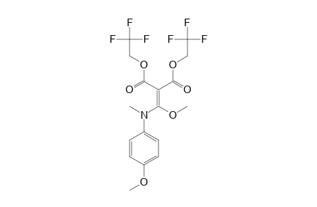 2-[methoxy-[(4-methoxyphenyl)-methyl-amino]methylene]malonic acid bis(2,2,2-trifluoroethyl) ester