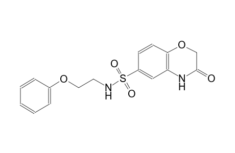 3-oxo-N-(2-phenoxyethyl)-3,4-dihydro-2H-1,4-benzoxazine-6-sulfonamide