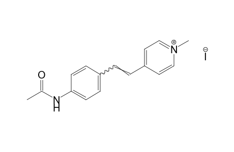 4-(p-acetamidostyryl)-1-methylpyridinium iodide
