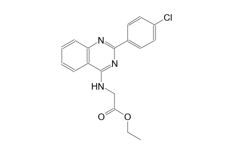 ethyl {[2-(4-chlorophenyl)-4-quinazolinyl]amino}acetate