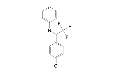 N-[1-(4-CHLOROPHENYL)-2,2,2-TRIFLUOROETHYL]-ANILINE