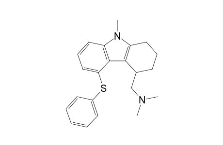 4-(N.N-Dimethylaminomethyl)-1,2,3,4-tetrahydro-9-methyl-5-phenylthio-9H-carbazole