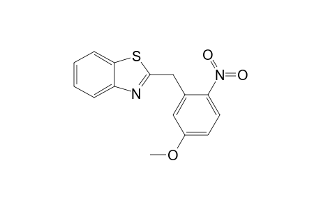 2-(5-Methoxy-2-nitrobenzyl)benzothiazole