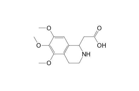 5,6,7-trimethoxy-1,2,3,4-tetrahydroisoquinoline-1-ethanoic acid