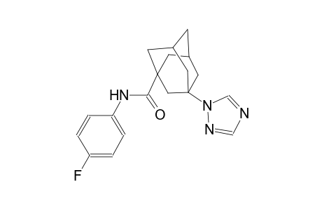 N-(4-fluorophenyl)-3-(1H-1,2,4-triazol-1-yl)-1-adamantanecarboxamide