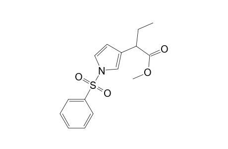 Methyl 2-(1-Phenylsulfonylpyrrol-3-yl)butanoate