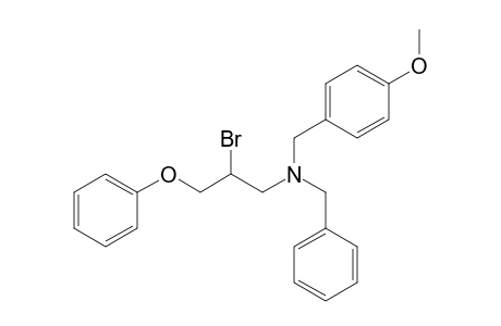 N-Benzyl-N-(2-bromo-3-phenoxypropyl)-N-(4-methoxybenzyl)amine