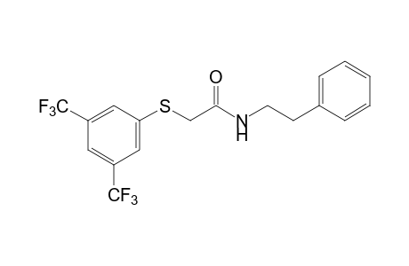 2-[(alpha,alpha,alpha,alpha',alpha',alpha'-hexafluoro-3,5-xylyl)thio]-N-phenethylacetamide