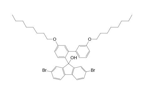 9-(5,3'-Bis(octyloxy)biphenyl-2-yl)-2,7-dibromo-9H-fluorene-9-ol