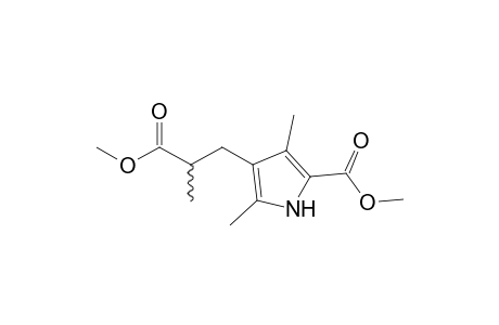 Methyl 3,5-dimethyl-4-(2'-methoxycarbonylpropyl)-1H-pyrrole-2-carboxylate