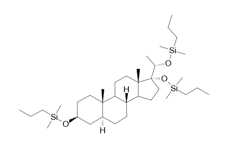 Pregnane, silane deriv.