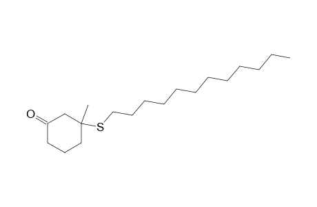 3-(Dodecylthio)-3-methylcyclohexan-1-one