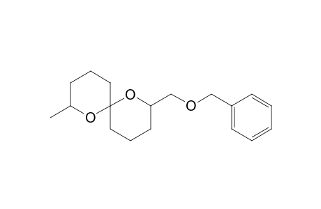 8-Methyl-2-(benzyloxymethyl)-1,7-dioxaspiro[5.5]undecane
