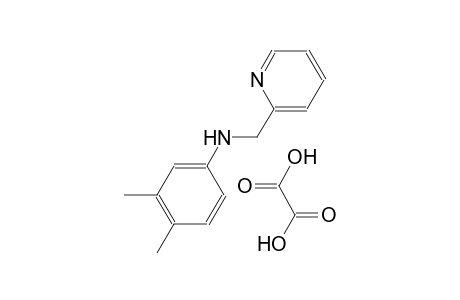3,4-dimethyl-N-(2-pyridinylmethyl)aniline oxalate