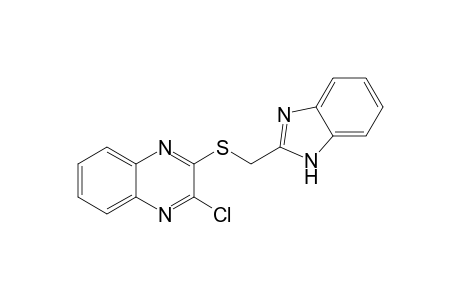 2-((1H-Benzo[d]imidazol-2-yl)methylthio)-3-chloroquinoxaline