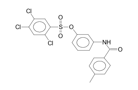 benzenesulfonic acid, 2,4,5-trichloro-, 3-[(4-methylbenzoyl)amino]phenyl ester