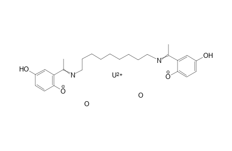 2,2'-(1,9-Nonanediylbisnitriloethylidine)-bis-(4-hydroxyphenolato)uranyl(II)