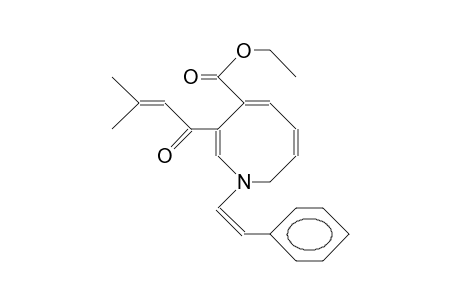 1-Styryl-4-carbethoxy-3-(3,3-dimethyl-1-acryloylyl)-1,8-dihydro-azocine