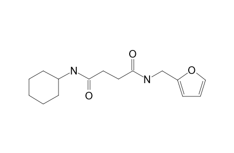 N-Cyclohexyl-N'-(furan-2-ylmethyl)butanediamide