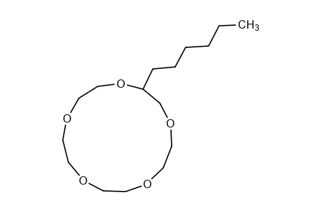 2-Hexyl-1,4,7,10,13-pentaoxacyclopentadecane