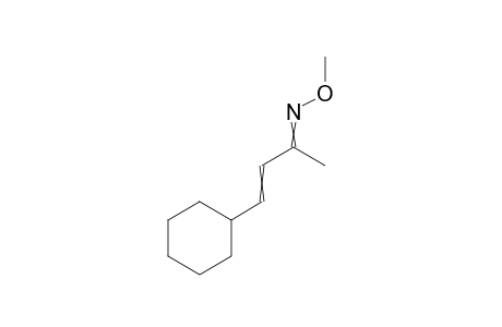4-cyclohexylbut-3-en-2-one O-methyl oxime