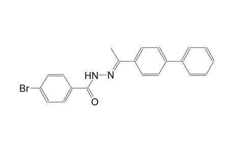 benzoic acid, 4-bromo-, 2-[(E)-1-[1,1'-biphenyl]-4-ylethylidene]hydrazide