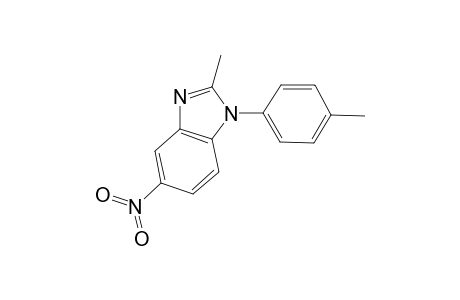 2-Methyl-1-(4-methylphenyl)-5-nitro-1H-benzimidazole