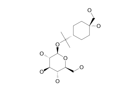 TRANS-PARA-MENTHANE-1,7,8-TRIOL-8-O-BETA-D-GLUCOPYRANOSIDE