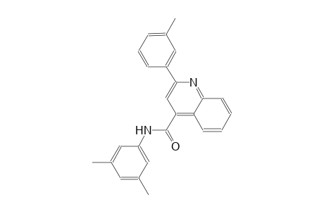 N-(3,5-dimethylphenyl)-2-(3-methylphenyl)-4-quinolinecarboxamide