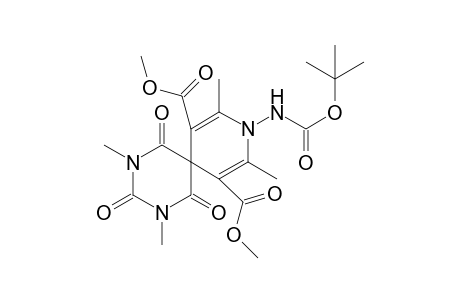 Dimethyl 9-[(tert-butoxycarbonyl)amino]-2,4,8,10-tetramethyl-1,3,5-trioxo-2,4,9-triazaspiro[5.5]undeca-7,10-diene-7,11-dicarboxylate