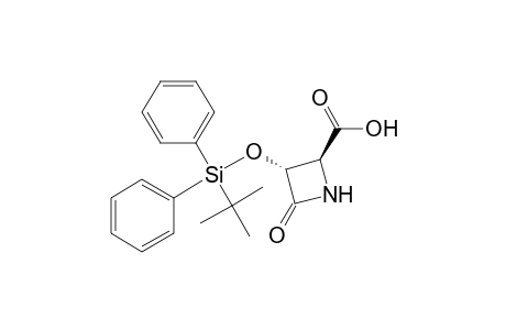2-Azetidinecarboxylic acid, 3-[[(1,1-dimethylethyl)diphenylsilyl]oxy]-4-oxo-, (2S-trans)-